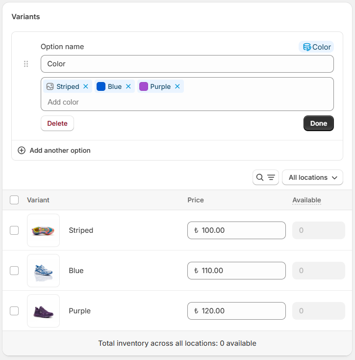 Comparison of original and compressed Shopify product images